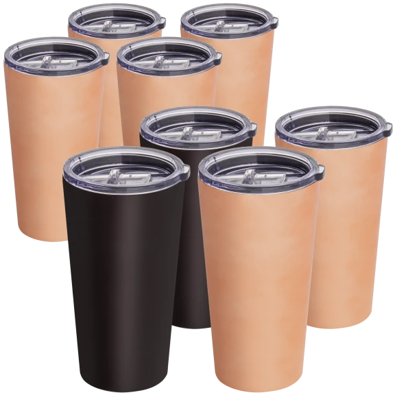4-Pack: Bar340 by Cambridge Highball Tumblers with Lid (18 oz)