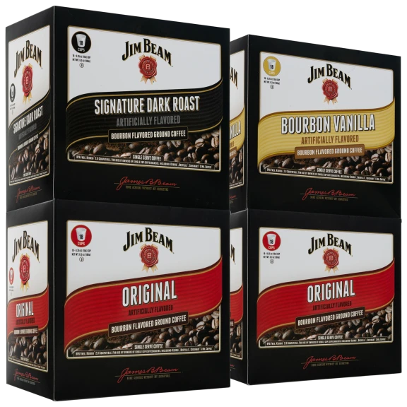 Jim Beam Assorted Pack 72-Count Single Serve Flavored Coffee