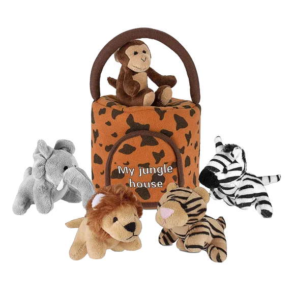 Hakol Jungle Friends Talking Plushie Set