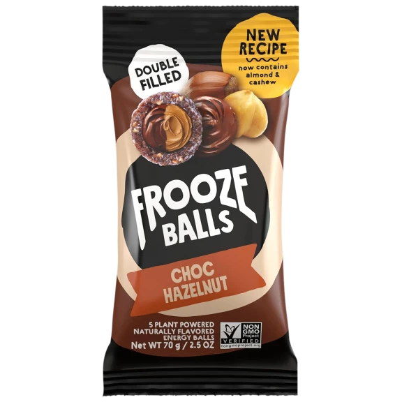 8-Pack: Frooze Balls Vegan Energy Balls (2.5oz bags)