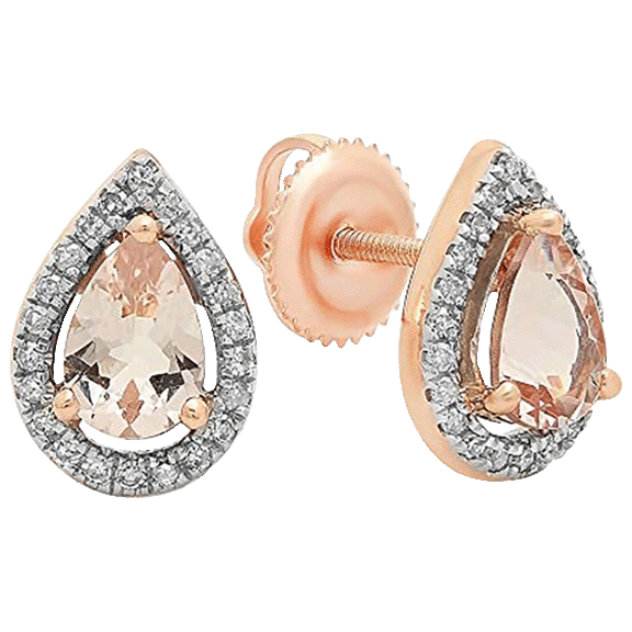 Golden NYC Jewelry Rose Gold Plated Earrings