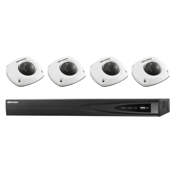 Hikvision Home Surveillance System with 4 Cameras