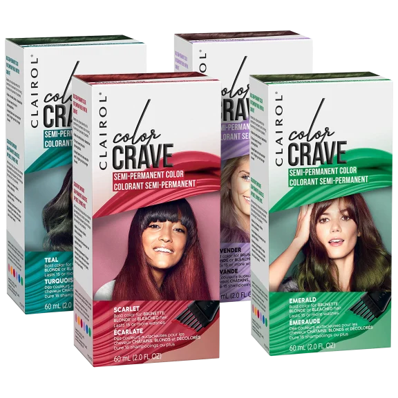 3-Pack: Clairol Color Crave Semi Permanent Hair Color 2oz