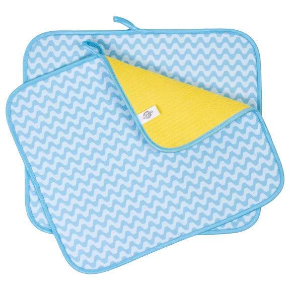 2-Pack: Scrub-It Dish Drying Mat (Large or X-Large)