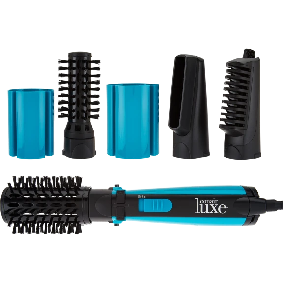 INFINITIPRO by Conair Luxe Volumizing Blow Dryer Spin Brush with 4 Attachments