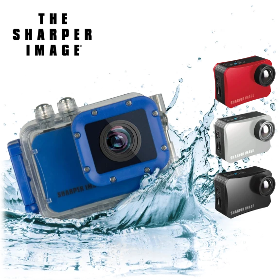 Sharper Image 4K Wireless Action Camera with Accessories