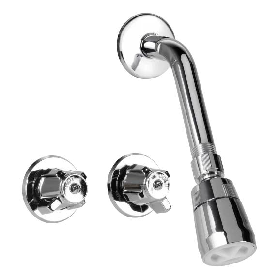LDR Shower Stall Faucet and Dual Handles (Chrome)