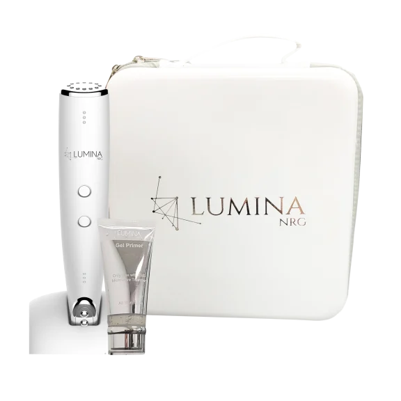 LuminaNRG EMS & LED Facial Toning Therapy with Instant Lift Syringe