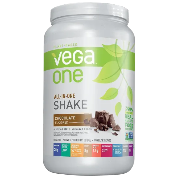 2-Pack: Vega One All-In-One Meal Replacement & Protein Shake (3.86lb)
