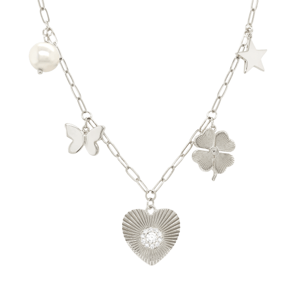 Jennifer Miller 14K Gold-Plated Charm Chain Necklace