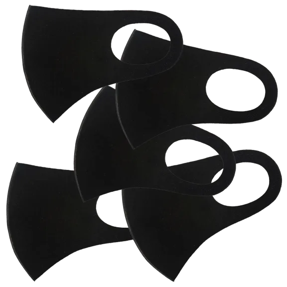 5-Pack Single Layer Laser Cut Reusable Masks
