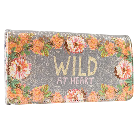 Peachy Wild Tri-Fold Wallet by Papaya
