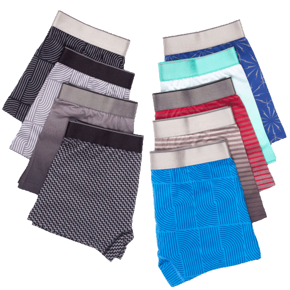 9-Pack: MDRNST Cotton Modal Boxer Briefs