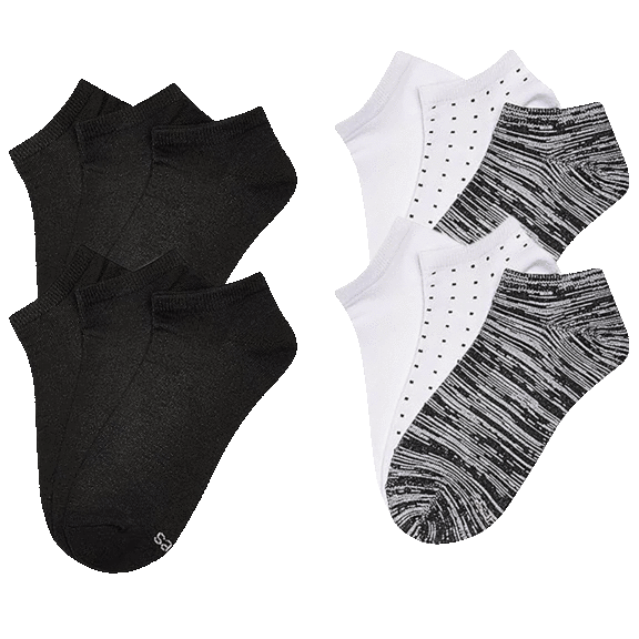 12-Pack: Hanes Premium Low Cut Socks