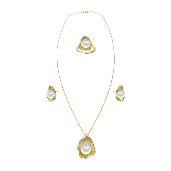 BORA BORA COLLECTION Ceylon Pendant, Ring, & Earring Set
