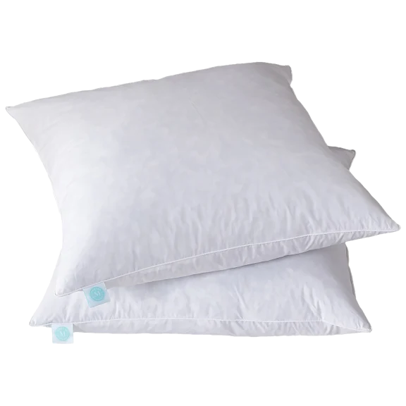 2-Pack: Martha Stewart 233 Thread Count Cotton Decorative Feather Pillow Inserts