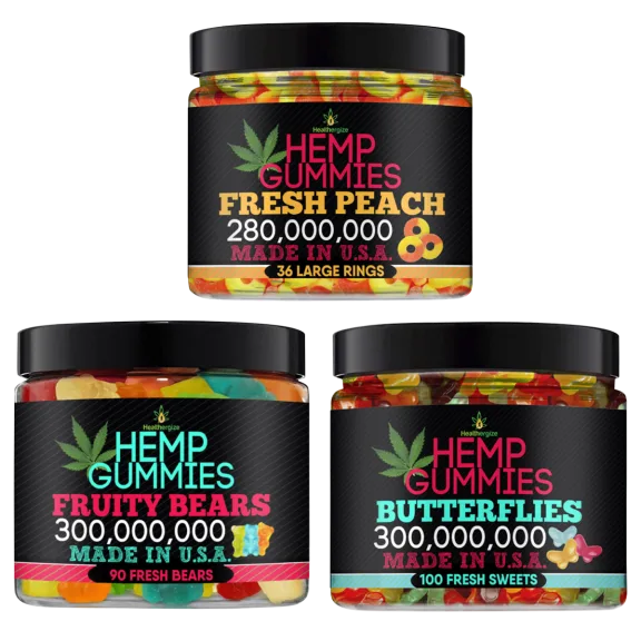 Healthergize Hemp Premium Gummies