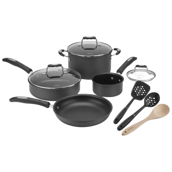 Cuisinart 10-Piece Hard Anodized Cookware Set