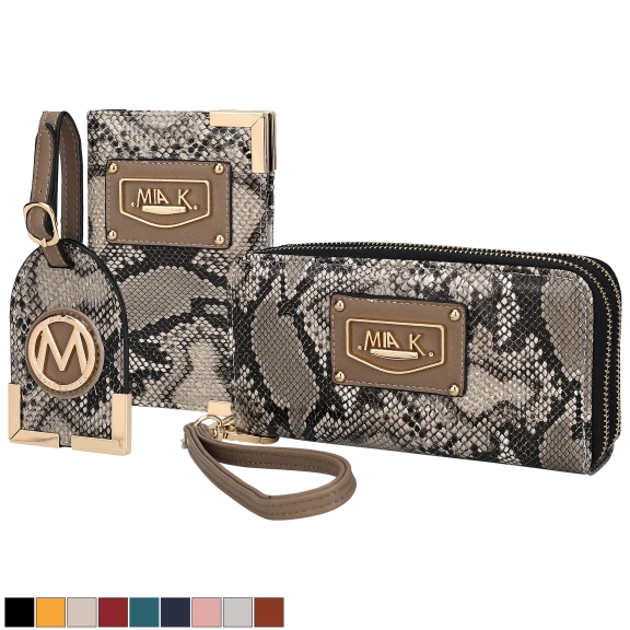 MKF Collection 3-piece Darla Travel Gift Set by Mia K