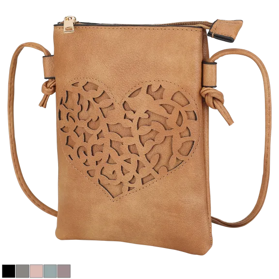 MKF Collection Heartly Crossbody Bag by Mia K.