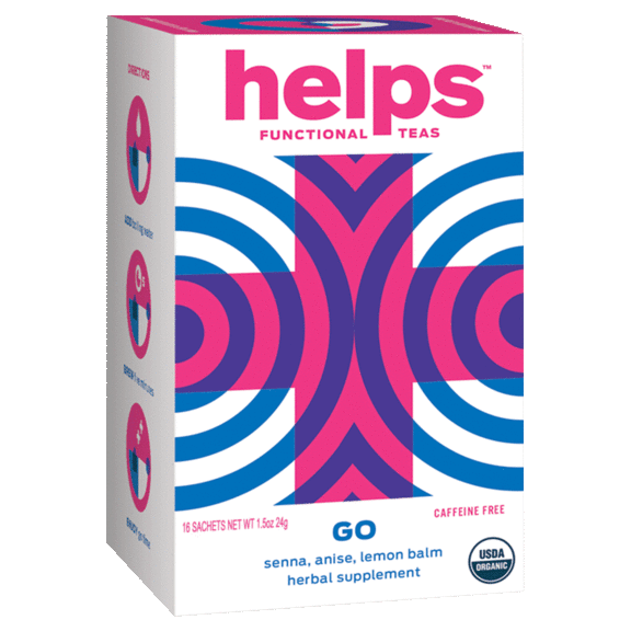 128-Pack: HELPS Organic Functional Tea (Pick 2 Flavors)