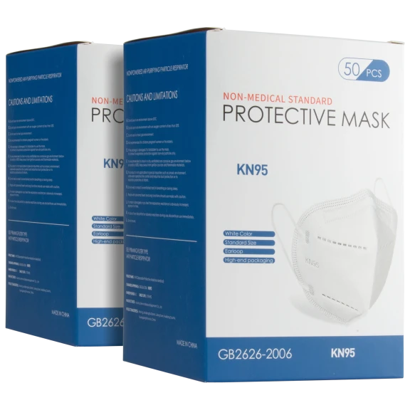 100-Pack: KN95 5-Layer Non-Medical Standard Mask
