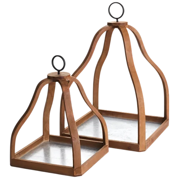 Jaulas Ashlyn Decorativas Anidadas de 21 in. y 15 in.