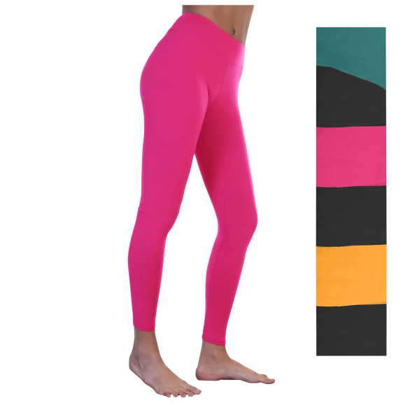 6-Pack: Angelina "Miami" High-Waisted Leggings