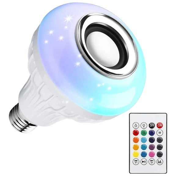LUMISOUND Multicolor LED Bulb & Wireless Speaker