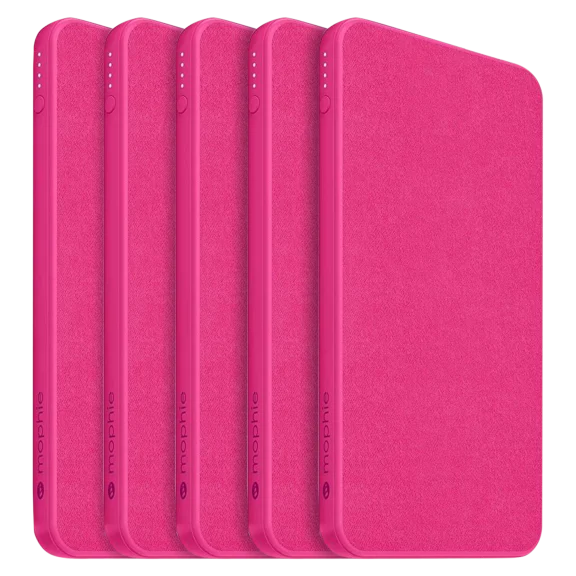 5-Pack: Mophie Powerstation Mini 5,000mAh Power Banks - Pink