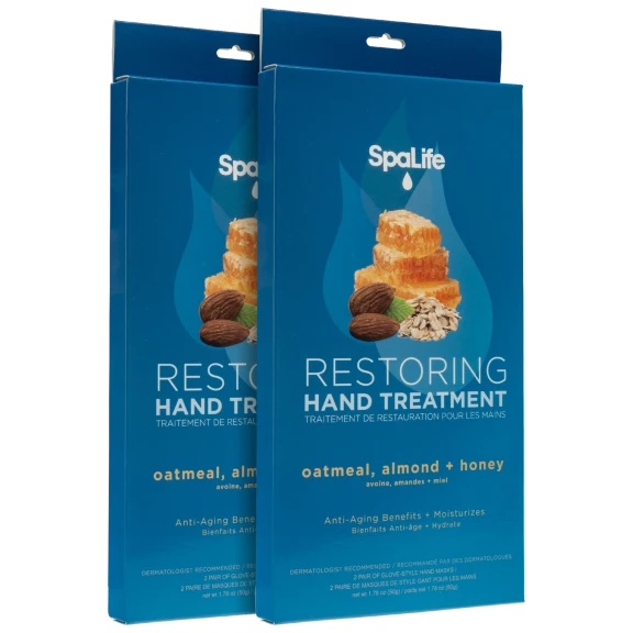 2-Pack: SpaLife Restoring Hand Treatment (4 Pairs of Masks)