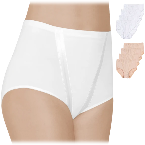 4-Pack: Form Flex Light Control Tummy Slimming Shaping Panty