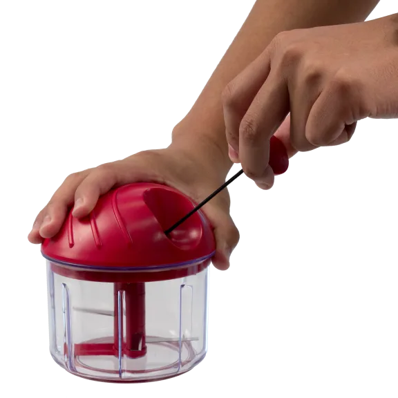 Kuhn Rikon 4 Cup Pull Chop w/ Triple Blade & Extra Container