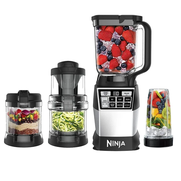 Ninja 4-in-1 Auto-iQ Kitchen System for Blending, Processing & Spiralizing