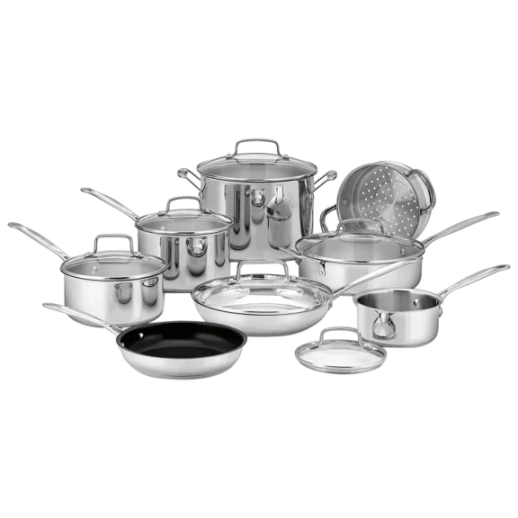 Cuisinart Chef's Classic 14-Piece Stainless Steel Cookware Set