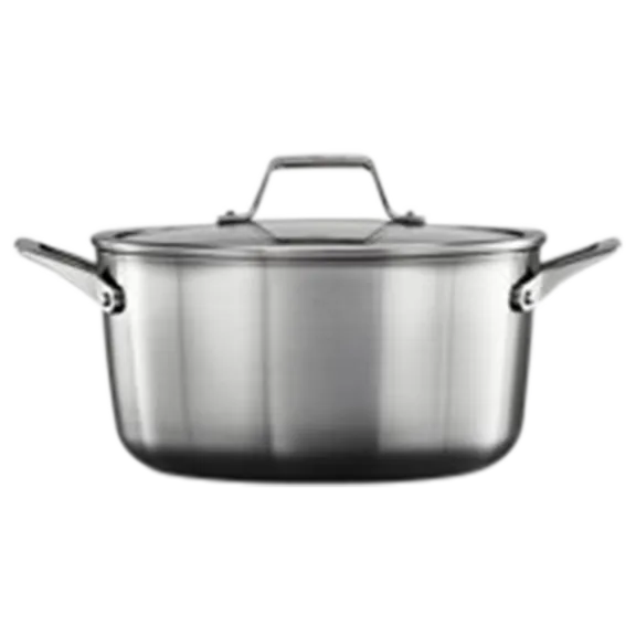 Calphalon Premier 6-Quart Stainless Steel Stock Pot with Lid