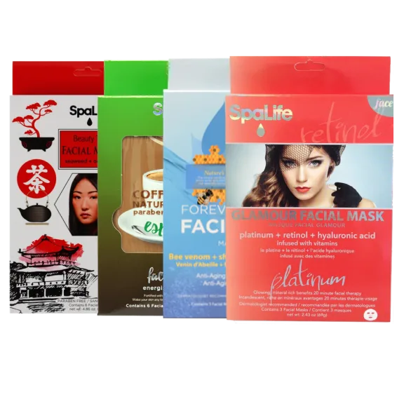24-Pack: SpaLife Facial Mask Self Care Assortment