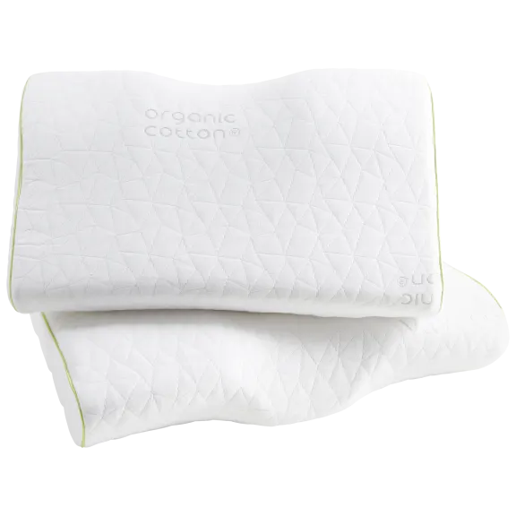 2-Pack: Vaverto Orthopedic Memory Foam Contour Pillows