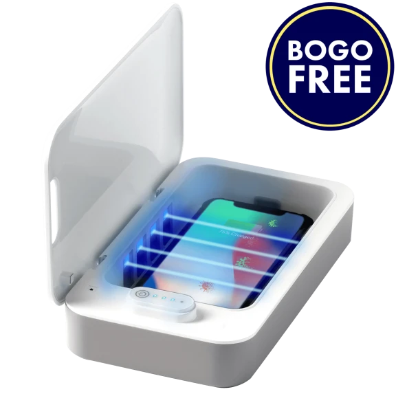 BOGO FREE: Sharper Image UV-Zone Phone & Accessory Sanitizer As Seen on TV