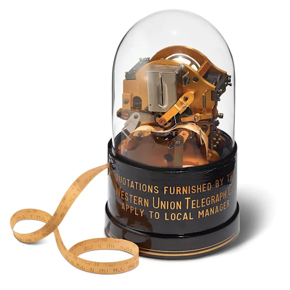 The Authentic Thomas Edison Stock Market Ticker
