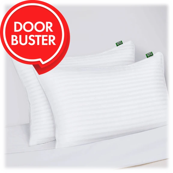 2-Pack: Fern & Willow King Size Luxury Gel Pillows