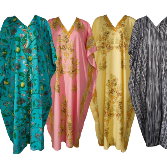 Winlar Printed Maxi Caftan