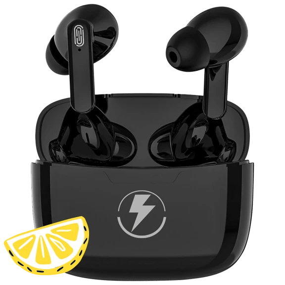 Power-to-Go Alpha Pro True Wireless Earbuds with Wireless Charging