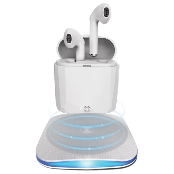 Airbuds True Wireless Earbuds with Wireless Charging Pad and Case