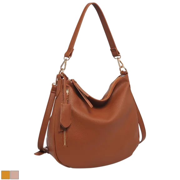 Urban Expressions Rhett Hobo Bag with Additional Long Shoulder Strap