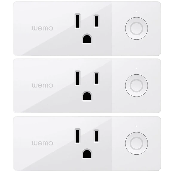 3-Pack: Wemo Mini Smart Plug (Refurbished)