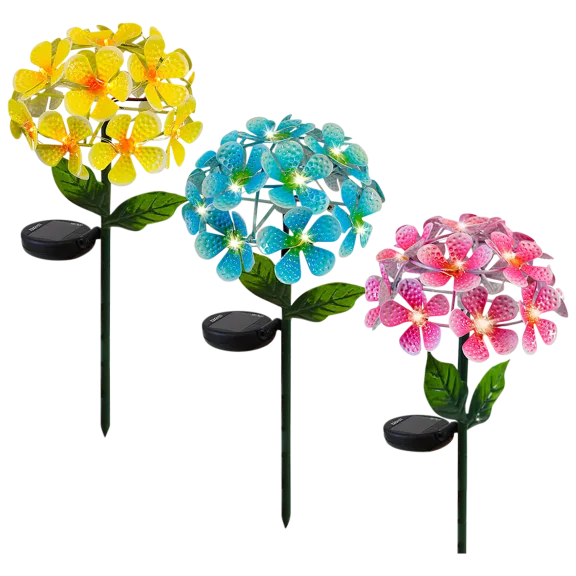 3-Pack: Touch Of Eco Garden Deco Solar Powered Led Light