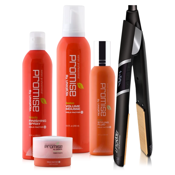 Promise by Uniqkka Ultimate Styling Collection with Straightener