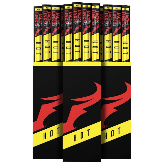 60-Pack: Jack Links Wild Beef Jerky Sticks (Hot)