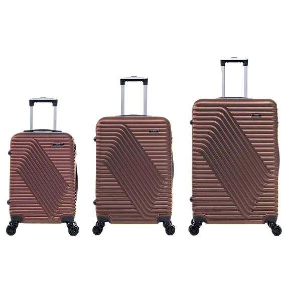 TUCCI Italy Travola 3-Piece Hardside Luggage Set